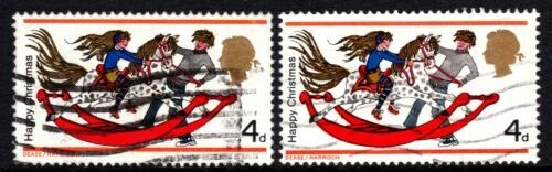 Seasonal, Christmas Used Great Britain Elizabeth II Stamps