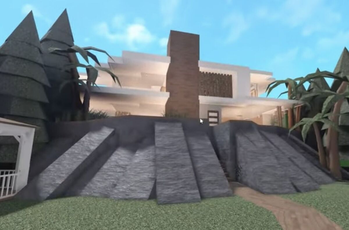 Roblox Bloxburg House Build! Very Big Mansion