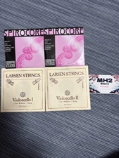 LARSEN SPIROCORE Cello Strings Set Larsen AD SPIROCORE GC chrome wound