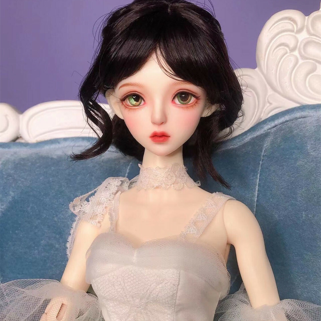 1/4 BJD DOLL Women Girl Handmade Resin Gift Full Set Clothes Wig