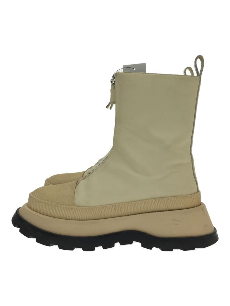 靴 jil sander zip boots Jil Sander White Zip Boots Jil Sander