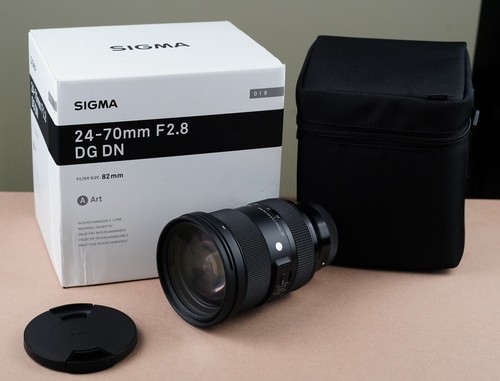 Sigma 24-70mm f/2.8 DG DN Art Zoom Lens for Sony E-mount. Mint! Free Shipping!