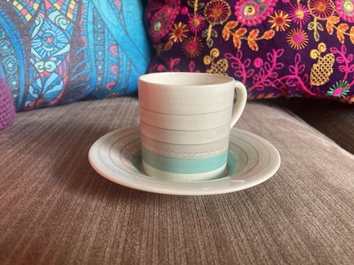 Susie Cooper Wedding Bands Coffee Cup and Saucer - Picture 5 of 9
