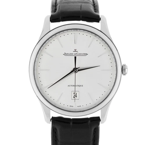 Reloj Jaeger-LeCoultre Master Ultra Delgado Fecha Acero Plata 39mm 109.8.37.S