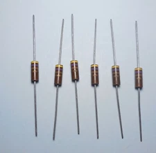 Qty(6) 1 Watt 470 Ohm Carbon Composition Resistors 1W Comp