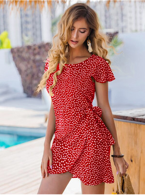 asymmetrical summer dress