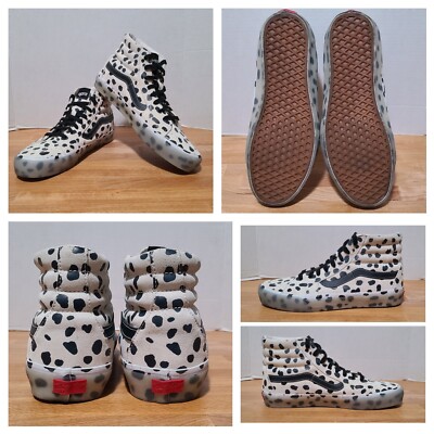 Vans SK8-Hi Vault LX Dalmatian Men’s Size 10 Black White Spots Skate  Boarding