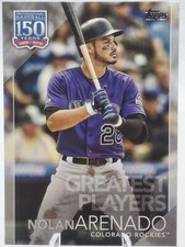 2019 Topps Update 150 Years Greatest Players Nolan Arenado #150-29