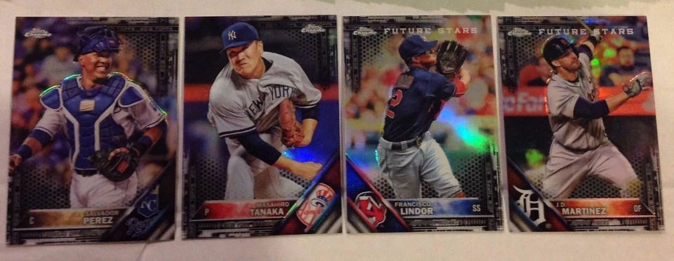 2016 topps Chrome black Version hot box parallel  --  YOU PICK THE CARD YOU WANT - Image 2 of 2