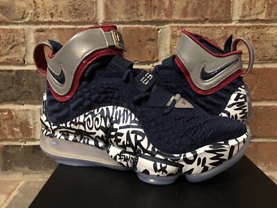 New 4.5 Nike LeBron XVII FP EP 17 Graffiti Remix Cold Midnight