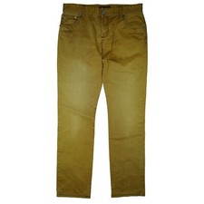 Rover & Lakes Homme Étirer les Pantalons Jeans Droit Bio Coton 50 W34 L34 Braun