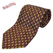 Brooks Brothers Men's Paisley Neck Tie Stain Resistant Silk Made in USA 3,5x60