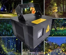 Outdoor Portable Firefly Starry Laser Light Night Star Laser Projector 5W DJ KTV