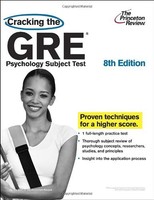 Cracking The Gre Psychology Subject Test, 8th Edition (graduate School Test Prep on sale Cracking The Gre Psychology Subject Test, 8th Edition (graduate School Test Prep on sale