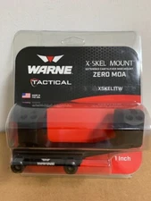 New Warne Extended X-Skel 1-Piece MSR Scope Mount Black 1 inch 1" XSKEL1TW