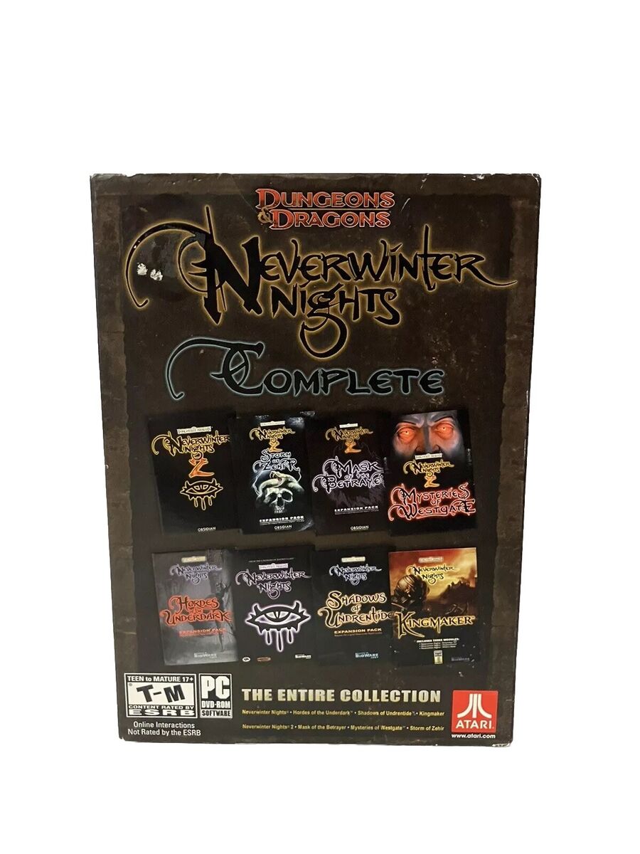 Dungeons & Dragons: Neverwinter Nights Complete (PC, 2011 Dungeons & Dragons: Neverwinter Nights Complete (PC, 2011