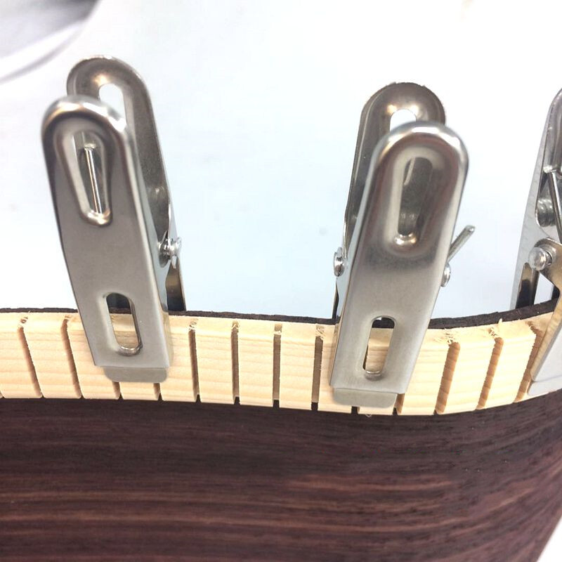 50x Guitar Kerfing Forro Kerfed Luthier 360mm Triángulo Triangular Caoba