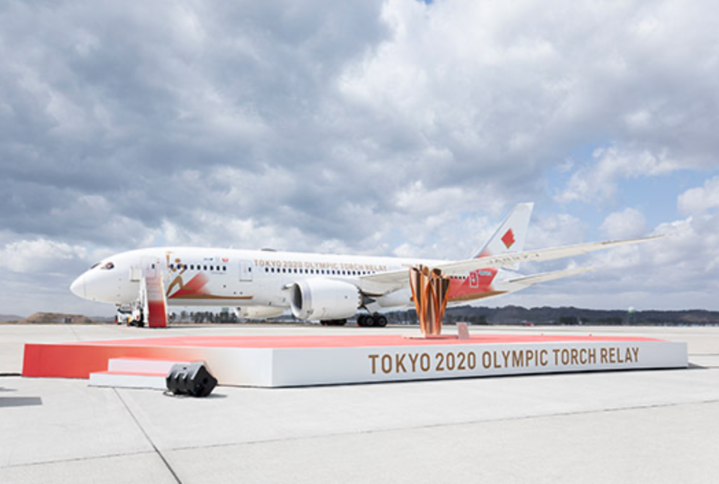 ANA/JAL Tokyo 2020 Olympic Go Aircraft Miniature 1/200 Torch ANA/JAL Tokyo 2020 Olympic Go Aircraft Miniature 1/200 Torch