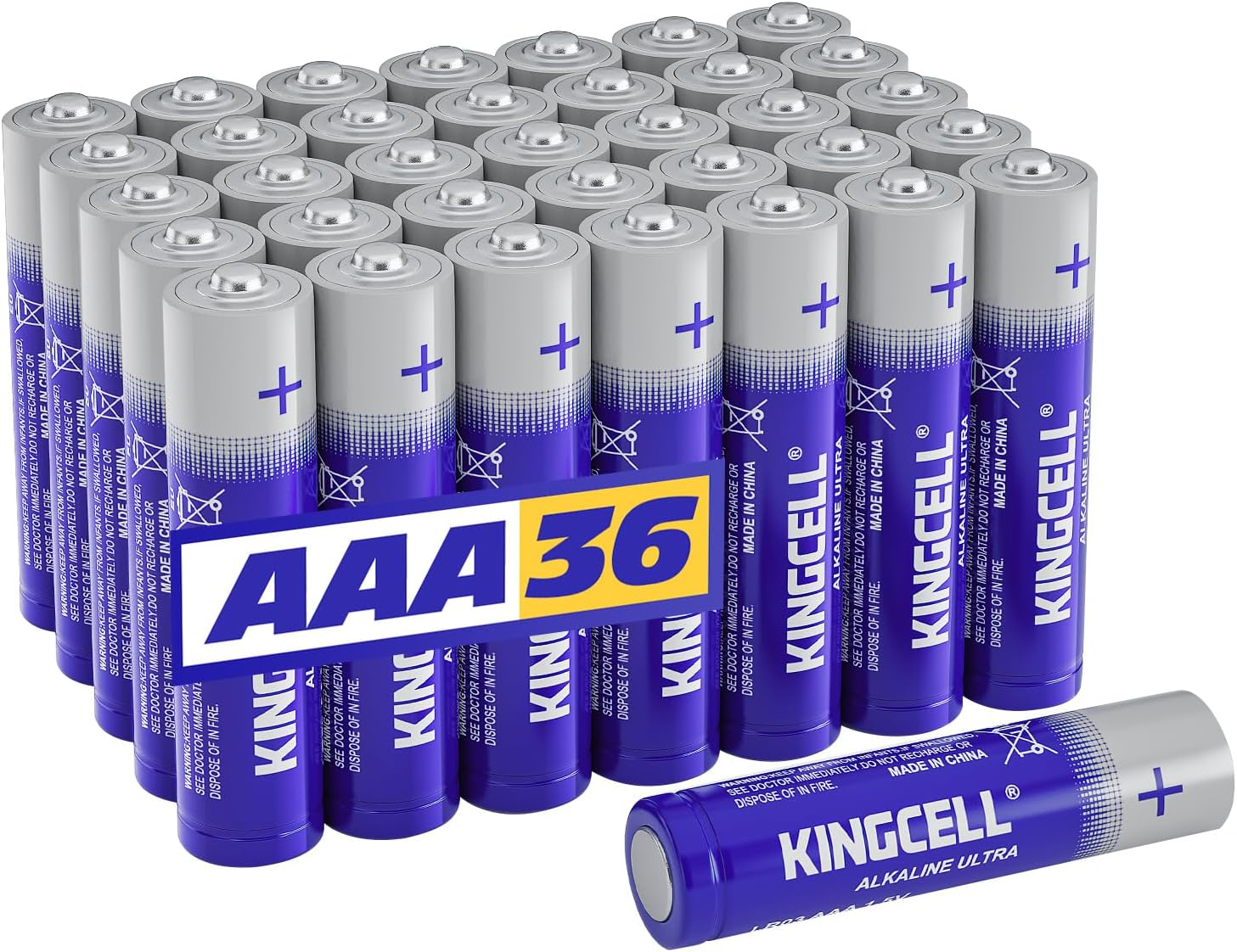 AAA Batteries 36 Pack – High-Performance Long-Lasting Triple A Batteries for All Devices-image