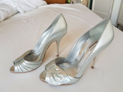 silver dune heels