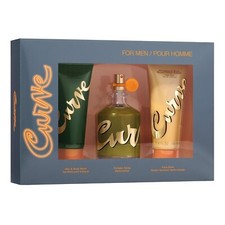 CURVE for Men 3 pc GIFT SET 4.2 oz Cologne Spray After Shave Balm SHOWER GEL