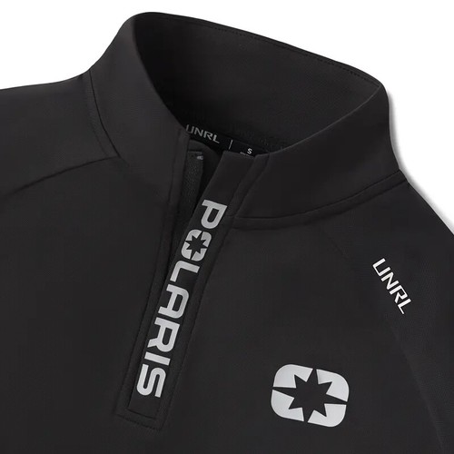POLARIS UNRL Mens Highland 1/4 Zip - #2865575 - Black - MEDIUM or LARGE - New - Picture 3 of 3