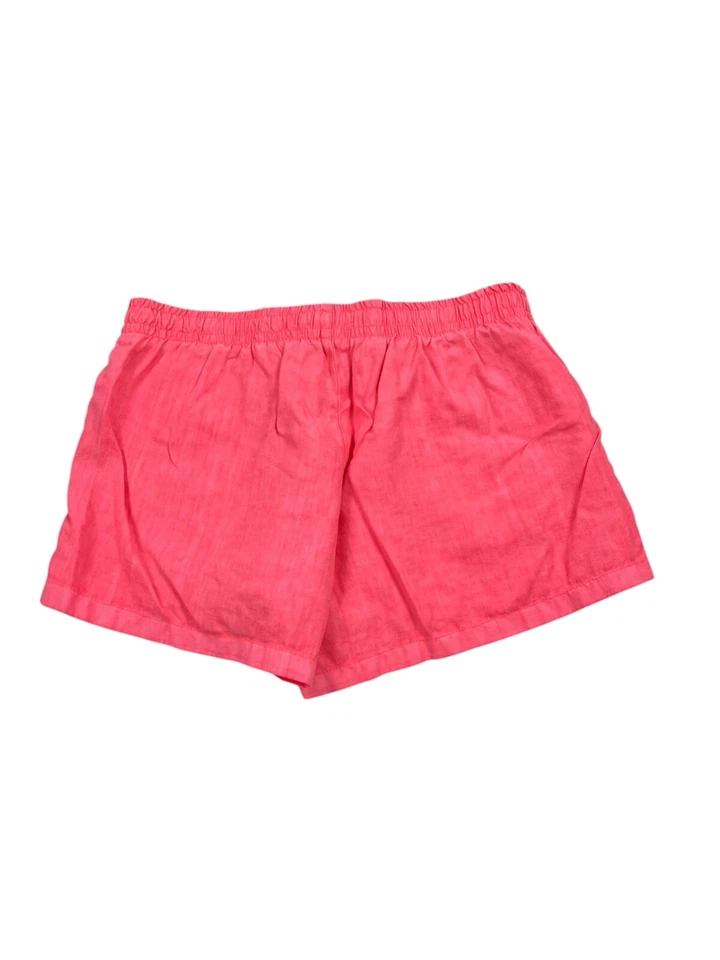 Pantalones Cortos Lilly Pulitzer Mujer Coral 100% Lino Cintura Elástica Cordón L Foto 4 de 4