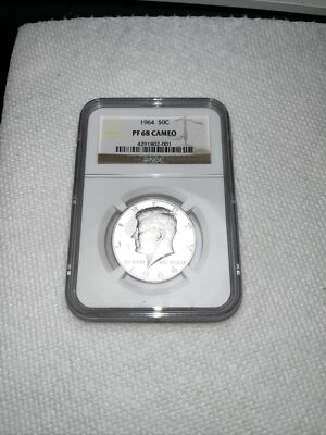 1964 Kennedy Half Dollar PF 68 CAMEO NGC Certified | eBay