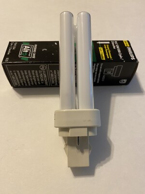 Phillips 13W, 2 Pin Compact Fluorescent Bulb,Alto Lamp Technology, PL-C 13W, 835