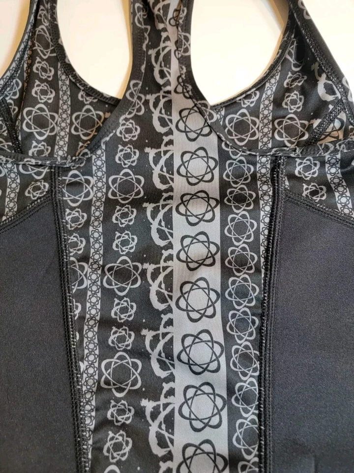 Zaggora Black Neoprene Thermo Fit Compression Racer Back Tank Top Women's Small - Image 4 of 4