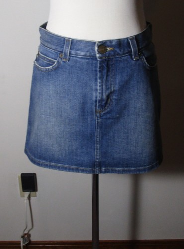 Women's EARL JEAN Blue Mini Denim Skirt Size M