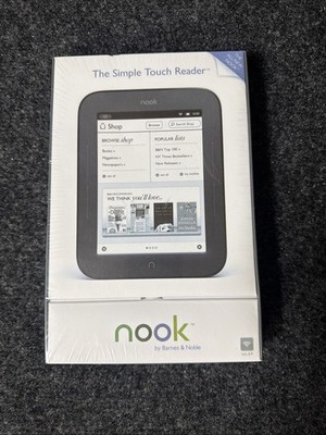 NEW Barnes & Noble NOOK Simple Touch Reader Wi-Fi 6'' E Ink BNRV300 Sealed Box