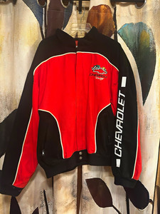Racing Champions Apparel Chevrolet Racing NASCAR Full Zip Jacket XL Red/Black