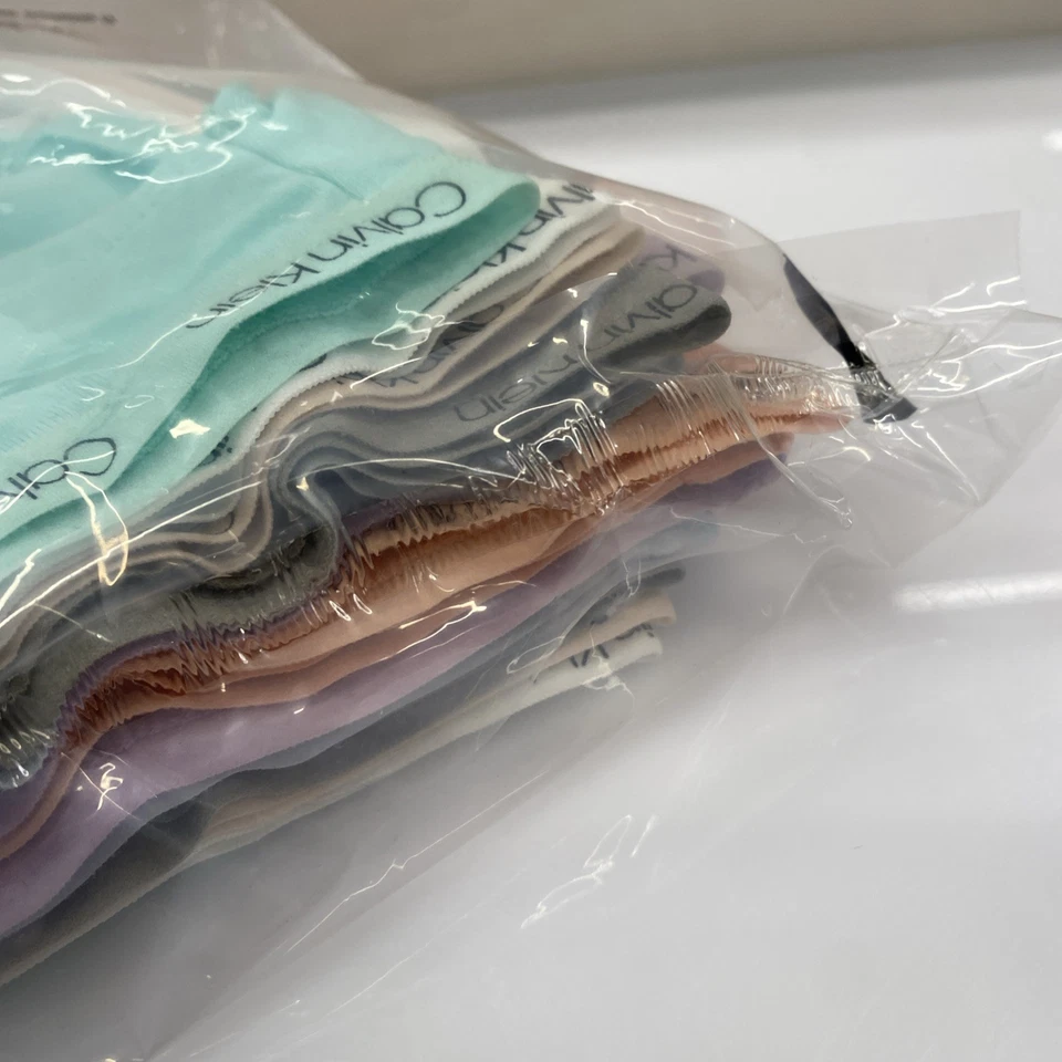 Calvin Klein Girls Cotton 7 Pack Stars Bikini Panties Underwear Size XL (14/16) - Image 3 of 4