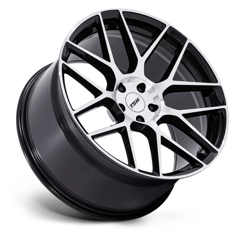 Juego de 4 ruedas mecanizadas 18x10,5 TSW TW002 Lasarthe negro brillante 5x112 (35 mm) Foto 2 de 4