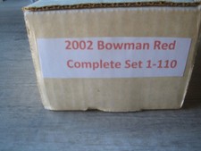 2002 Bowman Red MLB Baseball Cards Complete Set 1-110