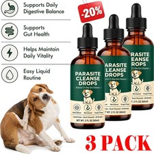3 Pack Parasite Cleanse Drop Six Natural Herb...