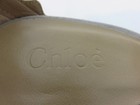 Chloe Gray Suede D'Orsay Scalloped Almond Toe Block Heel  SZUS5 EU35 NWT $695 — photo 7