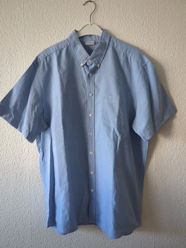 Livergy Herren Hemd blau Größe XL 43 / 44 - Bild 2 von 4