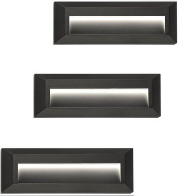 Led Step Lights 3Pk Waterproof Ip65 Outdoor Indoor Stair Pathway 4000K 2W