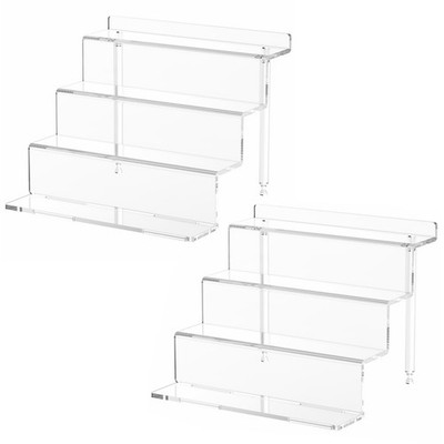 NIUBEE Acrylic Riser Display Shelf, Clear Stand for 9 inch, 