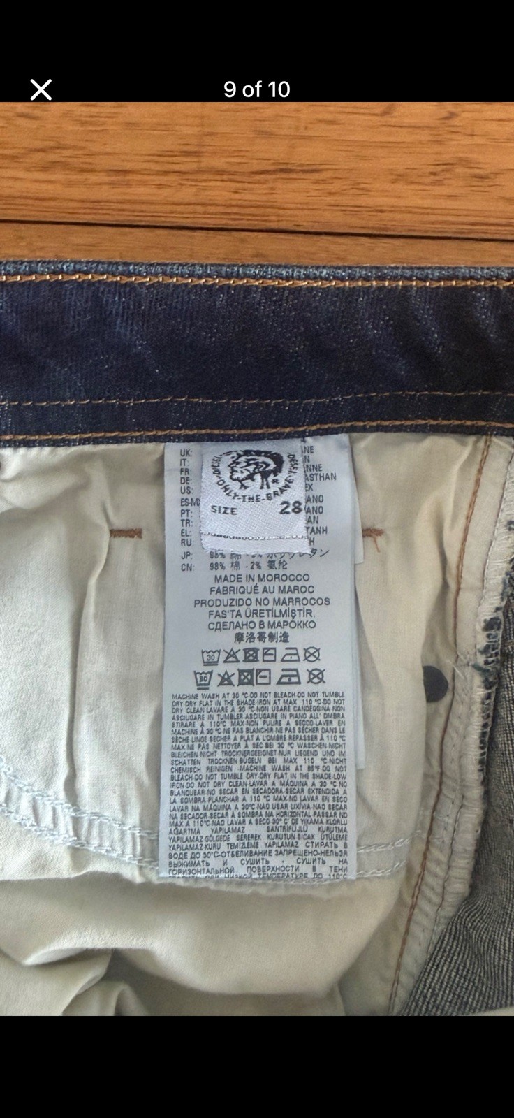Diesel Thommer X Jeans W28 L30 image 9