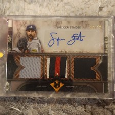 Topps Museum Collection 2025 Spencer Strider Braves Triple Relic Auto /10