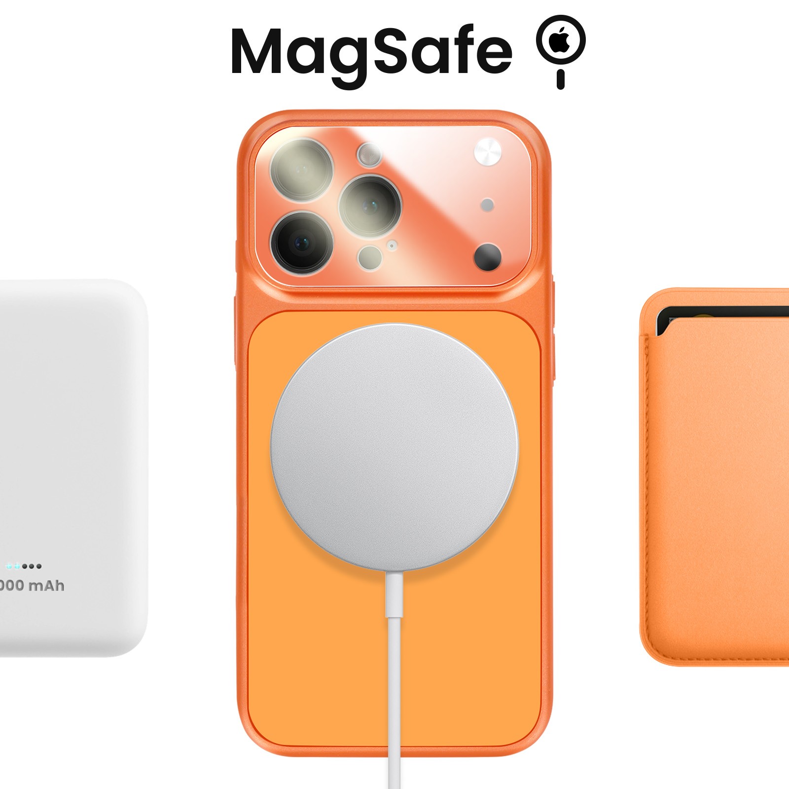Coque iPhone 13 Pro Max orange résistant aux chutes et traces de doigts - 4