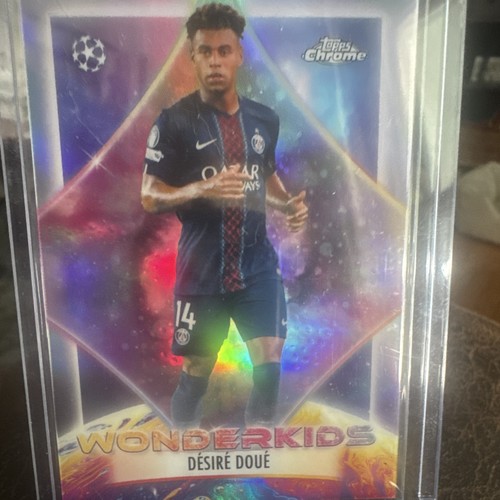 Topps Chrome UEFA Club Competitions 2025-26 Wonderkids WK-11 Desire Doue PSG