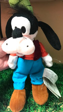 Disney "Goofy" Mini Bean Bag Plush, Vintage with Tags, 10 inches