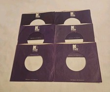 45 RPM 7" RECORD SLEEVES CO. SLEEVE 6 PACK SEE PHOTOS Kapp Records SLV347