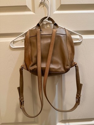 TORY BURCH HARPER MINI BACKPACK BROWN SUEDE FRINGE LEATHER  display picture 2