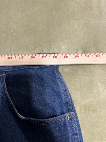 Wrangler Rugged Wear Missing Tag Damaged Mens 36x30 Blue Jeans - Picture 5 of 7