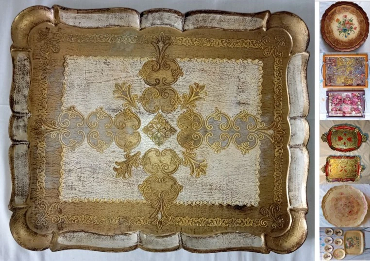 Vassoio rettangolare in legno - - Handmade in Italy